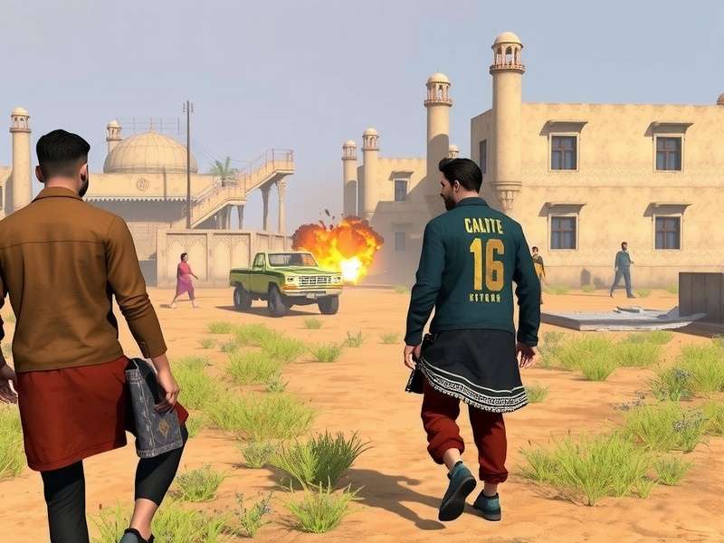Haryanvi Warzone Coop gameplay screenshot showing players in action